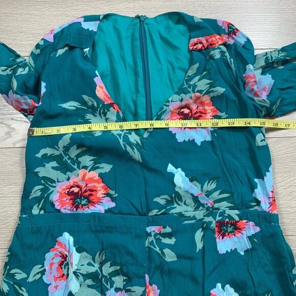 Minkpink Ruffled Floral Green Romper - Picture 8 of 10